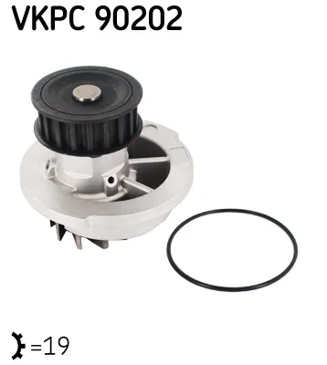 Водна помпа, охлаждане на двигателя SKF